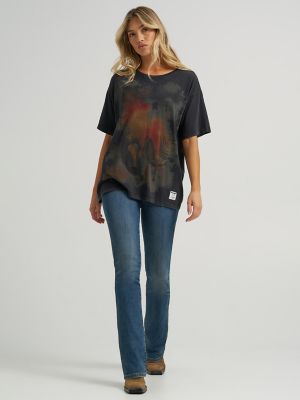 Wrangler x Lainey Wilson Horse Oversized Tee in Wild Horses