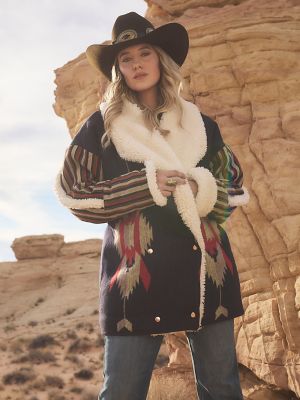 Lainey Wilson x Wrangler Jacquard Lainey Coat in Jacquard