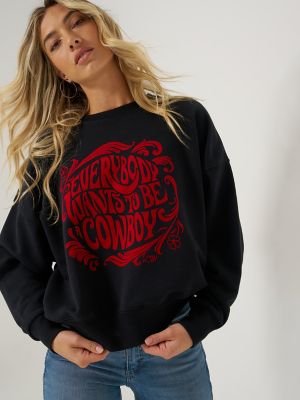 Wrangler x Lainey Wilson Cowboy Crewneck Pullover