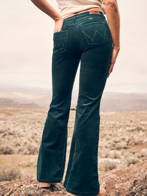 Women's Wrangler® Corduroy High Rise Fierce Flare Jean in Jewel