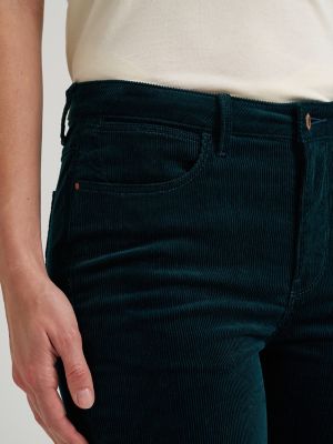 Women's Wrangler® Corduroy High Rise Fierce Flare Jean in Jewel alternative view 7