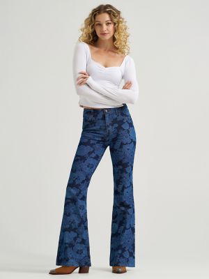 Women's Wrangler® Fierce Flare Jean in Pure Magnolia