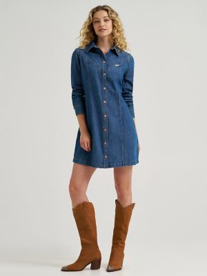 Women's Western Babydoll Dress in Carolina
