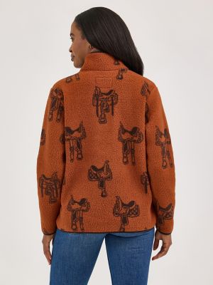 Women's Wrangler Retro® Quarter-Zip Sherpa Pullover