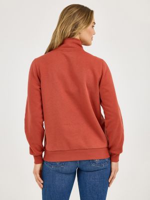66mama* Women's Western Quarter Zip Sweatshirt | JACKETS & OUTERWEAR