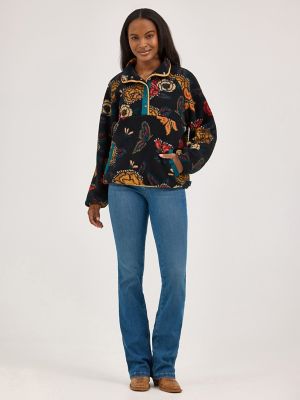 Women's Wrangler Retro® Half-Snap Sherpa Pullover