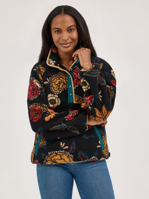 Women's Wrangler Retro® Half-Snap Sherpa Pullover