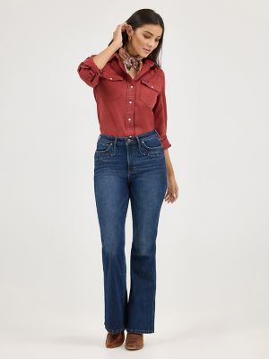 Women's Wrangler Colorwash Slim Western Snap Shirt