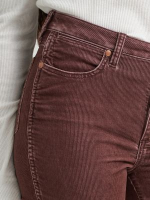 Women's High Rise Bootcut Jean in Mahogany alternative view 6