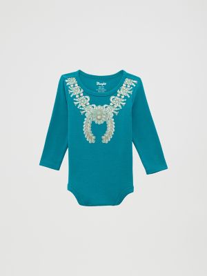 Baby Girl's Long Sleeve Graphic Knit Bodysuit