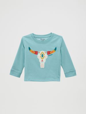Little Girl's Western Crewneck Sweatshirt