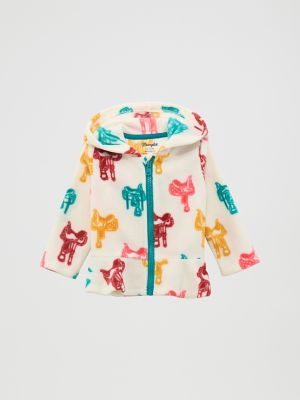 Little Girl's Western Full Zip Fleece Jacket