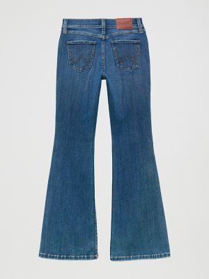 Girl's Wrangler BESPOKE Flare Jean in Lily