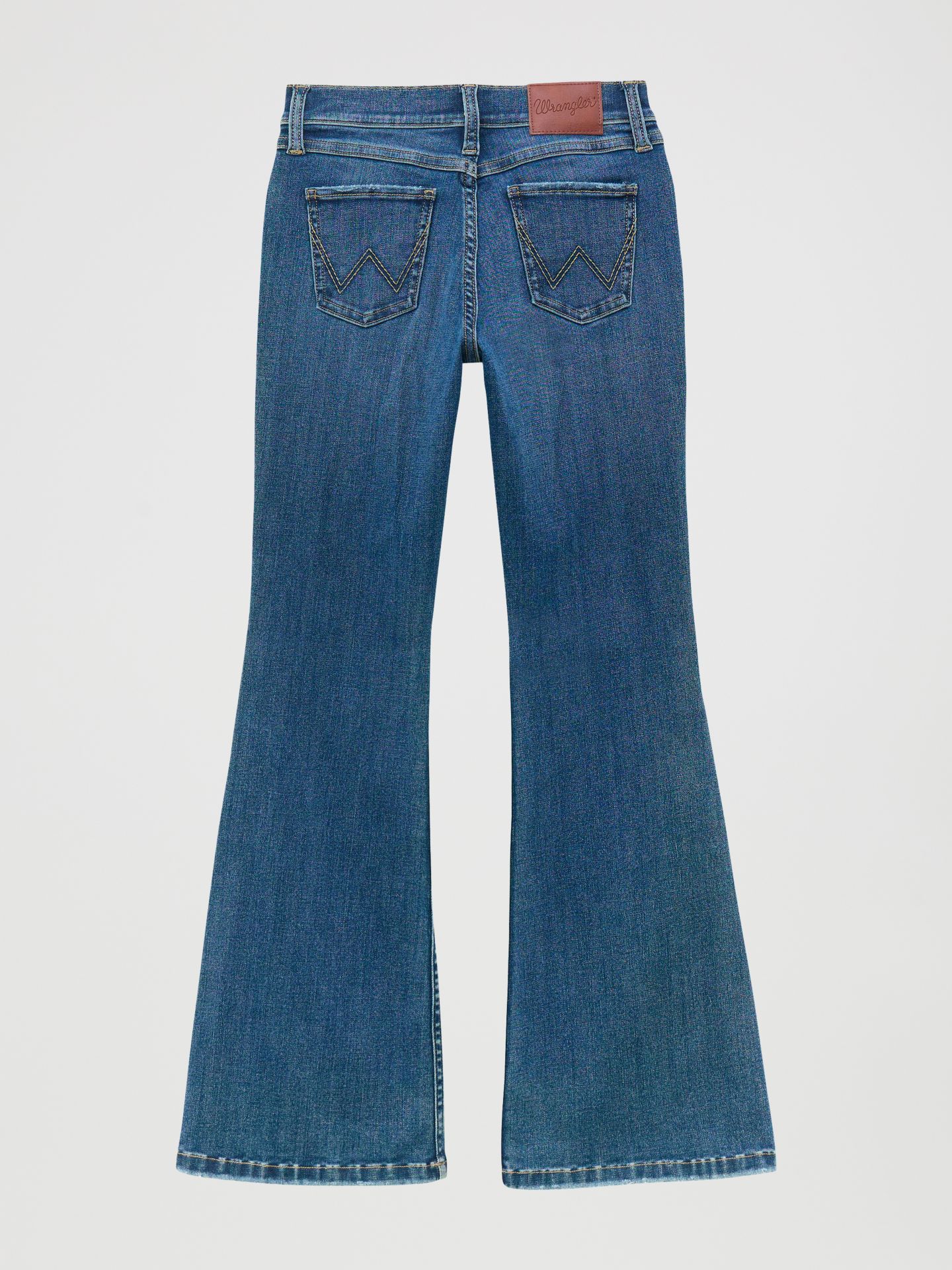 Джинсы Wrangler Bespoke Flare для девочек, цвет: Lily — фото 3