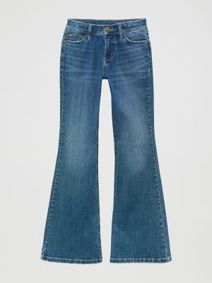 Women's Wrangler Bespoke High Rise Flare Jean in Lily