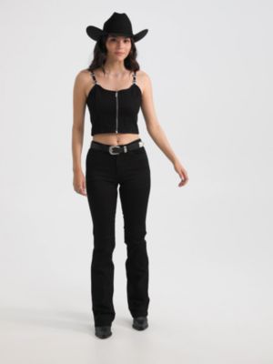 Women's Wrangler BESPOKE High Rise Bootcut Jean in Leighton alternative view 2