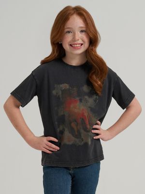 Girl's Wrangler x Lainey Wilson Oversized Graphic Tee