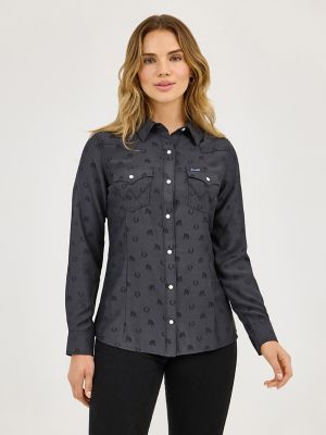 Women's Wrangler All Occasion Western Snap Shirt