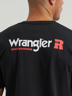 Wrangler RIGGS Workwear&reg; Reg Fit Graphic T-Shirt in Jet Black