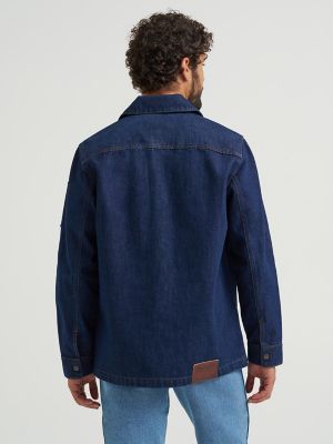 Wrangler® x Made In® Chef Jacket in Rinse Wash alternative view 4