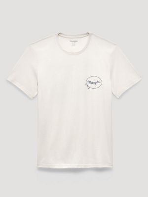 Lassoing Cowboy Back Graphic T-Shirt in Whisper White alternative view 6