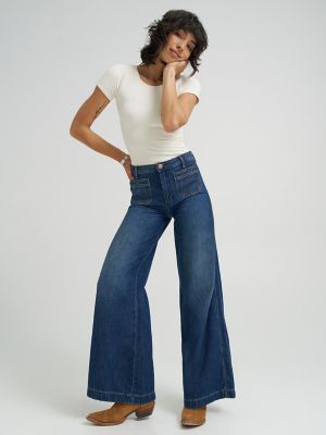 Women's Patch Pocket Trouser Jean in Homestead Haze alternative view 6