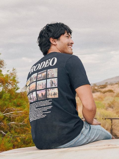 Мужские футболки Wrangler Rodeo Snaps Back Graphic T-Shirt
