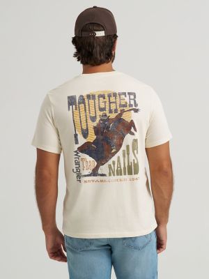 Tougher Than Nails Back Graphic T-Shirt:Antique White:S alternative view 3