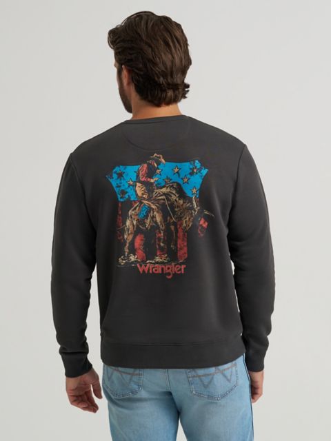 Мужские худи Wrangler Bullriding Graphic Fleece Sweatshirt