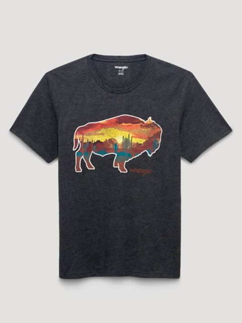 Мужские футболки Wrangler Buffalo Scene Graphic T-Shirt
