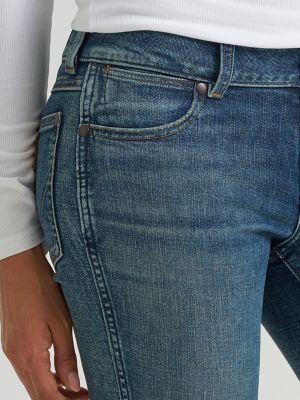 Women's Low Rise Bootcut Jean in Summit Shade alternative view 6