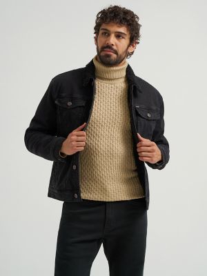 Men's Wrangler&reg; Sherpa Lined Denim Jacket