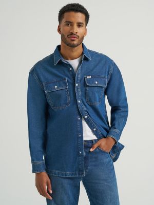 Men's Oversized Denim Shirt