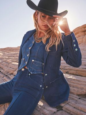 Wrangler® x Yellow Rose by Kendra Scott Denim Vest