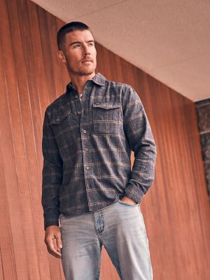 Men's Wrangler® Flannel Plaid Shirt