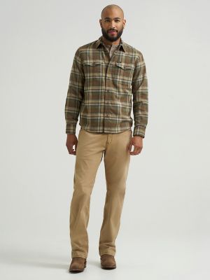 Men's Wrangler® Flannel Plaid Shirt