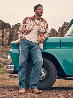 Men's Loose Bootcut Jean in Sky Breeze