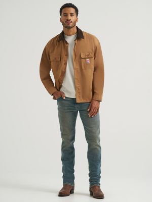 Men's Casey Jones Canvas Overshirt | SALE | Wrangler®