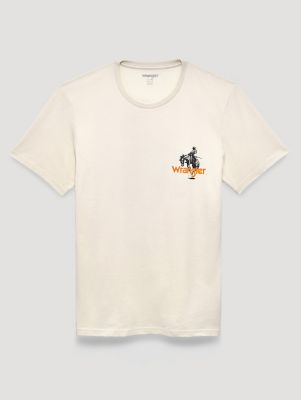 Long Live Cowboys Back Graphic T-Shirt in Antique White alternative view 3