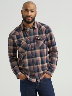 Men's Broken Twill Plaid Shirt