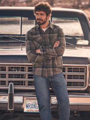 Men's Broken Twill Plaid Shirt