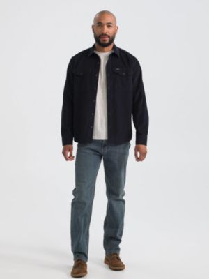 Mens Corduroy Shirt:Dark Sapphire:XL alternative view