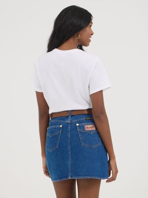 Wrangler® x Yellow Rose by Kendra Scott Graphic Tee in Bright White alternative view 4
