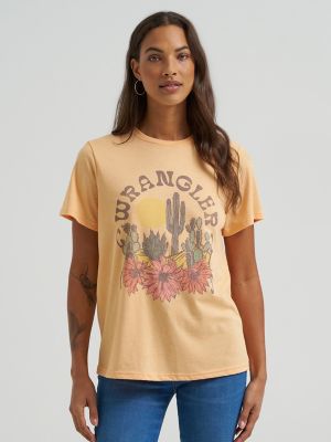 Women's Cactus Floral Reg Fit Tee