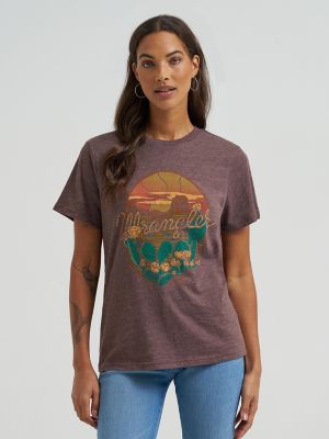 Women's Cactus Logo Reg Fit Tee in French Roast alternative view