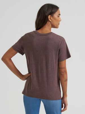 Women's Cactus Logo Reg Fit Tee in French Roast alternative view 2