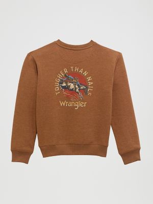 Boy's Graphic Pullover Sweatshirt from Wrangler - $14.97