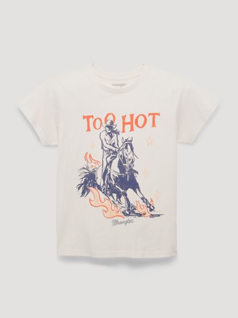 Женские футболки Wrangler Women's Too Hot Retro Regular Fit Tee