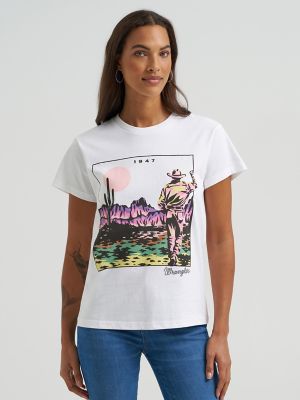 Women's Desert Vista Retro Regular Fit Tee