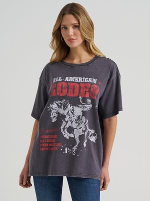 Women's  All American Rodeo Oversized Tee